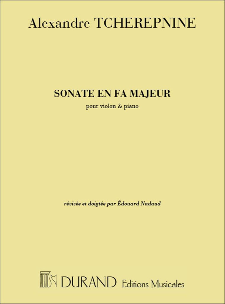 Sonate Violon-Piano